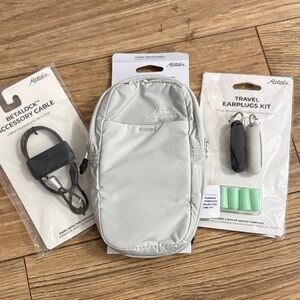Matador Accessories - Light Gray Travel Pouch + Earplugs Kit